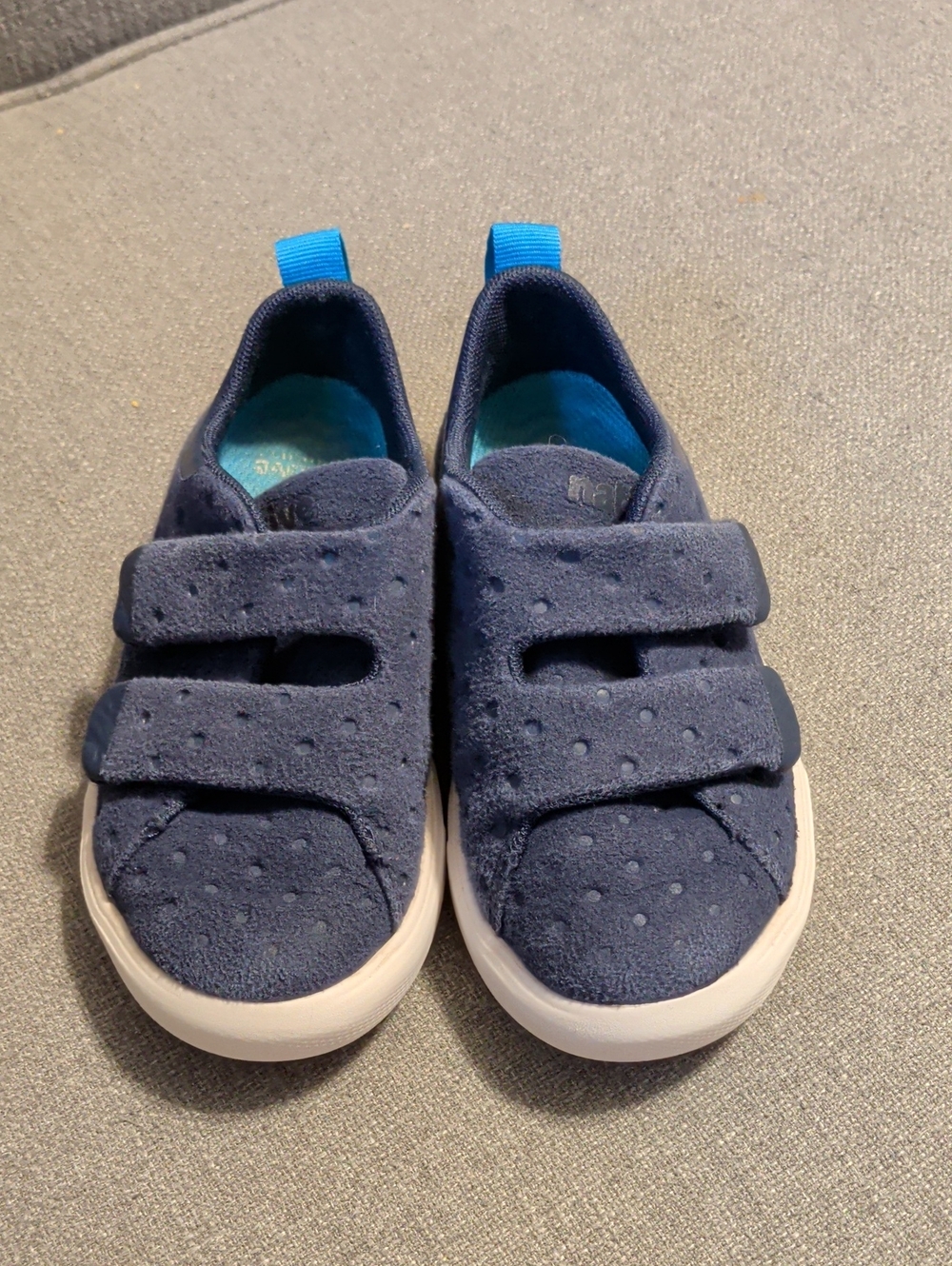 Native Kids Navy Velcro Sneakers